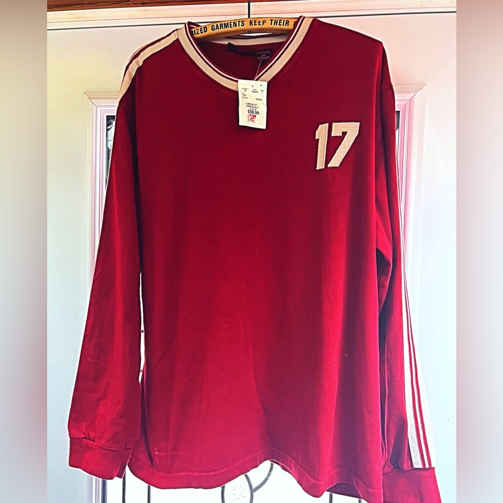 🆕 Nevada Jersey V-Neck Sweater with Number 17